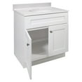 thumbnail image 5 of Design House Brookings 31" x 22" Assembled Solid Wood Bath Vanity with Cultured Marble 4" Centerset Top, White/White, 5 of 17