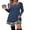 Navy, variant on WIHOLL Long Sleeve Dress for Women Knit Tunic Sweater Dress Crew Neck Casual Fall Winter Dresses