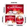 thumbnail image 3 of Christmas Bathroom Mat Set, Non Slip Bath Mats and Rugs, Christmas Themed Bathroom Rug Set for Shower toilet and Bathtub, Soft Absorbent Polyester Floor Mats for Home Decor, 3 Piece, Red Blue White, 3 of 7
