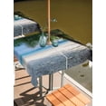 thumbnail image 2 of Outdoor Tablecloths with Umbrella Hole & Zipper, Coastal Beach 54x54 Inch Square Tablecloths, Summer Ocean Sea Modern Palm Coconut Tree Waterproof Table Cloth, Patio/Pool/Picnic Table Covers, 2 of 8