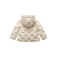 thumbnail image 3 of Rokka&Rolla Toddler Baby Girls' Heart Pattern Fleece Lined Coat Kids' Puffer Jacket, 3 of 10