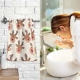thumbnail image 7 of Cute Elk Pattern Bath Towel 100% Cotton Soft Thick High Absorbency Hand Face Towel Single Pack 16x28in, 7 of 7