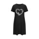 thumbnail image 5 of Camisón corto de talla grande para mujer, camisón de manga corta con estampado de pecho a la moda, camisón para mujer, 5 of 7