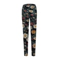 thumbnail image 4 of Jxximdong Leggings for Women Ladies' Slim Fit Floral Slimming Printed Bottom Pants Multicolor L Yoga Pants, 4 of 5