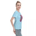thumbnail image 5 of ALLNOB Women's Standard Short Sleeve T-Shirt 150g Sky Blue, 5 of 8