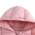 thumbnail image 3 of Esho Toddler Girls Winter Hooded Coats Jackets, Little Girls Warm Puffer Coat Snow Clothes Outerwear 1-6T, 3 of 8