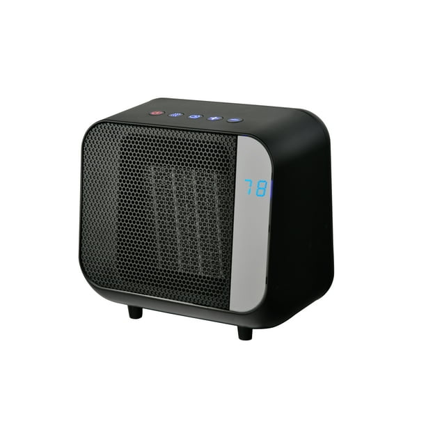 Soleil Electric Digital Ceramic Heater 1500W Indoor Black