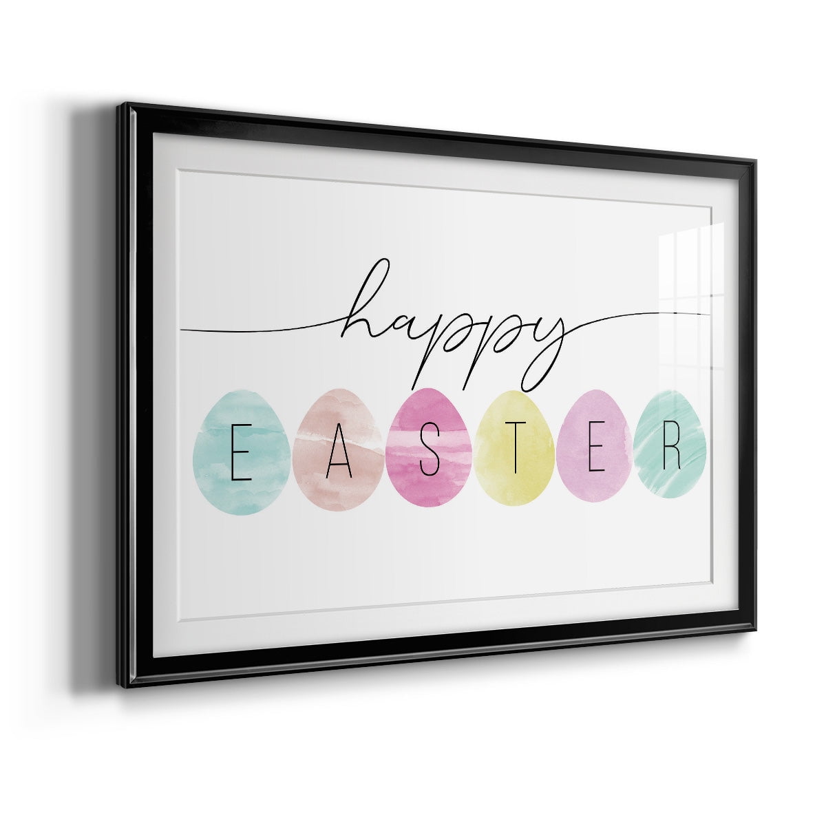 Happy Easter Premium Framed Print - Ready to Hang