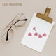 thumbnail image 5 of Heart Shape 50pcs Plastic Quality Cork Board Safety Colored Push Pins Thumbtack Office School Acces, 5 of 5
