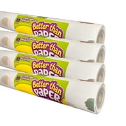 Teacher Created Resources Better Than Paper Bulletin Board Roll, Everyone is Welcome Painted Dots, 4-Pack