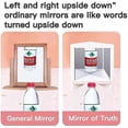 thumbnail image 5 of True Mirror Non Reversing, Triangular Fixed Non-reversing Mirror, Inverted Mirror,image Of Makeup Mirror True No Mirror, 5 of 5