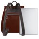 thumbnail image 3 of Balery Brown Mochila de Cuero para Mujeres, Gran Capacidad, Bolsa de Viaje Multifuncional, Mochila de Cuero y Bolsa de Hombro para Mujeres, 3 of 4