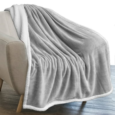 Soft and Warm Light Grey Plush Throw Blanket Cozy Liberia Ubuy