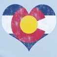 thumbnail image 2 of CafePress - Vintage Colorado State Flag Heart Body Suit - Baby Light Bodysuit, Size Newborn - 24 Months, 2 of 4
