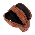 thumbnail image 6 of Crossbody Bags for Women Retro Soft Leather Shoulder Bag Fashion Handbag Multi Pocket Purse Casual Tote Satchel Bag with Adjustable Strap for Travel Shopping Beach Vacation Daily Use, 6 of 7