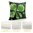thumbnail image 4 of COMIO St Patricks Day Pillow Covers 18X18 Inch Watercolor Lucky Clover Pillow Cases Set of  Polka Dot Shamrock Spring Throw Pillows Farmhouse Decor For Living Room Bedroom Bed Cushion Outdoor, 4 of 5