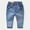 Light Blue, variant on Eltusu Girls Casual Jeans, Solid Color Fashion Elastic Waist Stretch Denim Pants Light Blue Size 8 T
