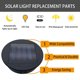 thumbnail image 5 of Paquete de 4 Luces Solares de Repuesto para Linternas Accesorios de Repuesto para Linternas Solares Redondas Impermeables (3,15 Pulgadas), 5 of 5