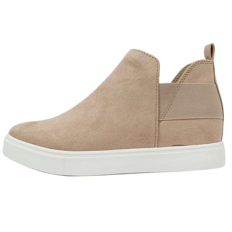 Soda cheap wedge sneakers