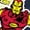 NAVY, variant on Marvel Iron Man - Sticker Style - Toddler And Youth Short Sleeve Graphic T-Shirt