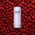 thumbnail image 4 of (12 pack) TRIP Lightly Sparkling Non-Alcoholic Drink with Magnesium, Ashwagandha, Lion's Mane & L-Theanine, No Added Sugar Mocktail, Vegan, Raspberry Blossom 12 fl oz, 4 of 6