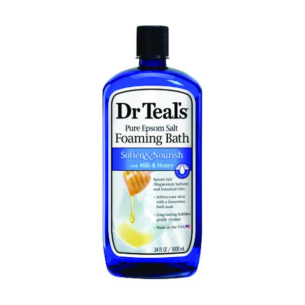 Dr Teals Epsom Salt Foaming Bath Soften Milk Honey