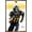 Bronze Framed Version, variant on NFL Washington Commanders - Terry McLaurin Feature Series 24 Wall Poster, 14.725" x 22.375" Framed