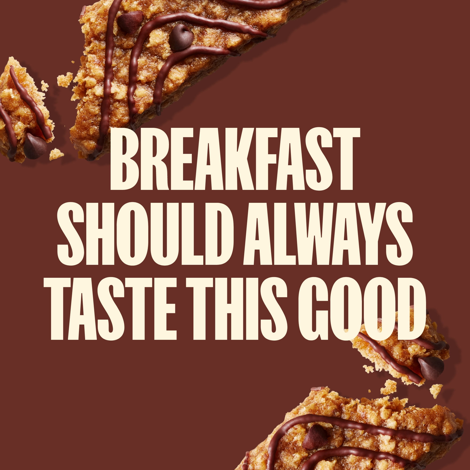(3 pack) MadeGood Chocolate Chip Morning Bars, 5 Healthy Breakfast Bars, 1.06 Oz Each