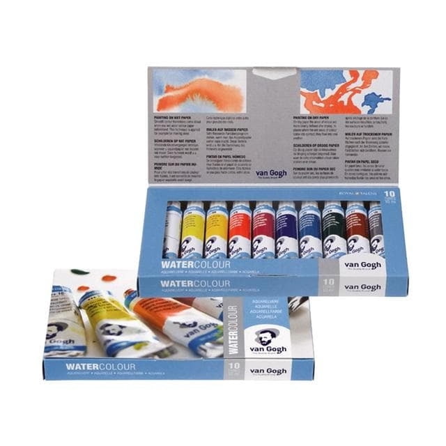 Set De Acuarela Con 10 Tubos De 10 Ml C/U Royal Talens