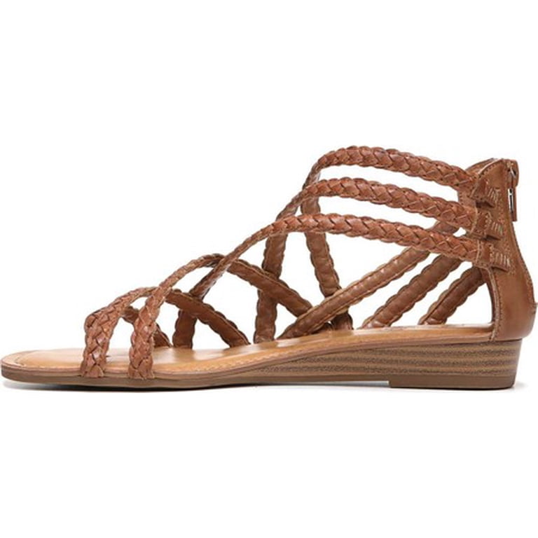 Carlos by Carlos Santana Womens Amara 2 Leather Braided Flat  display picture 1