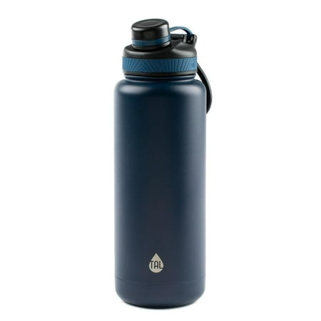 Flowers Stainless Water Bottle Tal 40 Ounce Double Wall Vacuum Insulated Stainless Steel Ranger Pro Water Bottle, Navy ()