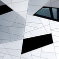 thumbnail image 3 of Van De, Jeroen 12x12 Black Modern Framed Museum Art Print Titled - Facade Lines, 3 of 5