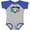 Baseball Heather and Royal, variant on Inktastic I Love Padel Sports Quote Girls Baby Bodysuit