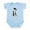 Sky Blue, variant on CafePress - NMTL Tilt Pup Infant Bodysuit - Baby Light Bodysuit, Size Newborn - 24 Months