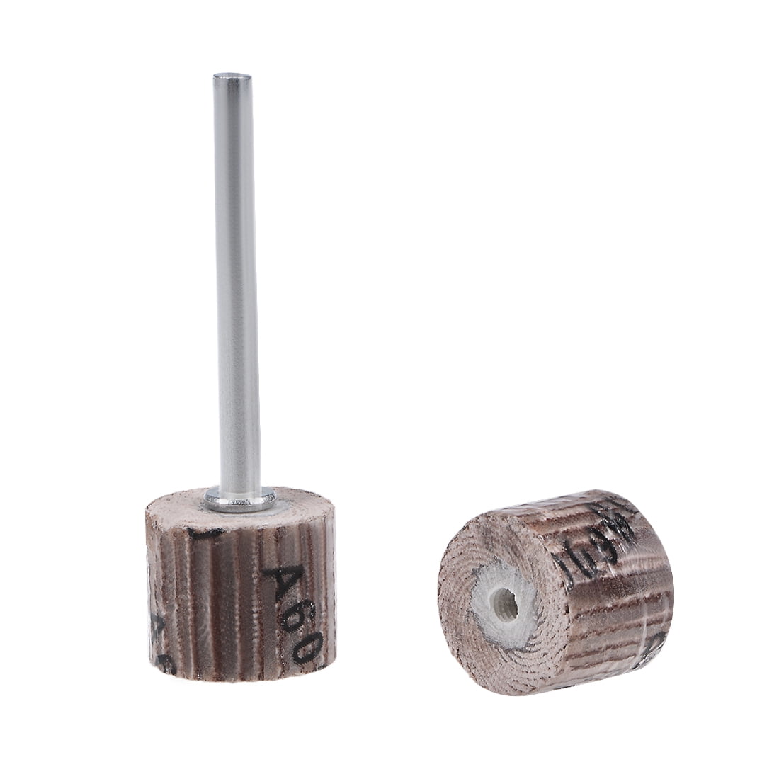 8 Pieces 12x12mm Flap Wheel 120 Grains Abrasive Abrasive Head with 1//8 inch Shank for Rotary Tool