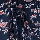 thumbnail image 4 of Cruzado Floral de cinturo Boho Midi de Manga Larga con Cuello en Salvador  vestido de fiesta de flores, 4 of 7