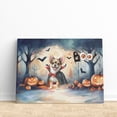 thumbnail image 3 of Happy Halloween Vampire Chihuahua BOO with Pumpkins Fun and Spooky Horizontal Matte Canvas Poster Dog Lover Gifts Idea Wall Art Home Decor - 00018, 3 of 5