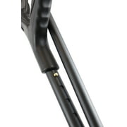 PEPE - Folding Crutches (x2 Units, Open Cuff), Forearm Crutches for Adults, Black.