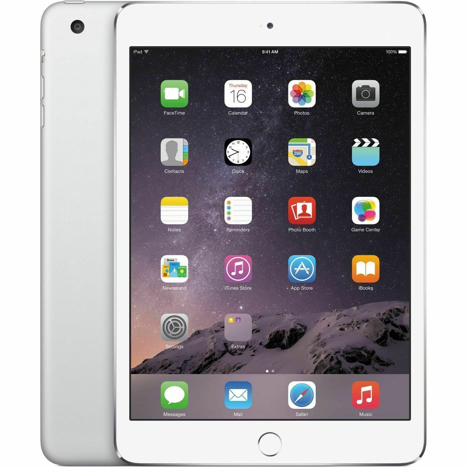 Apple iPad 3 16GB MC705LL/A A1416 Wi-Fi 9.7in Black and Silver WiFi Great Deal 