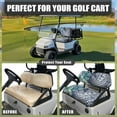 thumbnail image 5 of Pzuqiu Polynesian Flower Golf Cart Front Seat Covers Lightweight Golf Blanket Travel Sports Golf Cart Accessories Soft and Comfortable Machine Washable for Club Car DS Precedent, 5 of 7