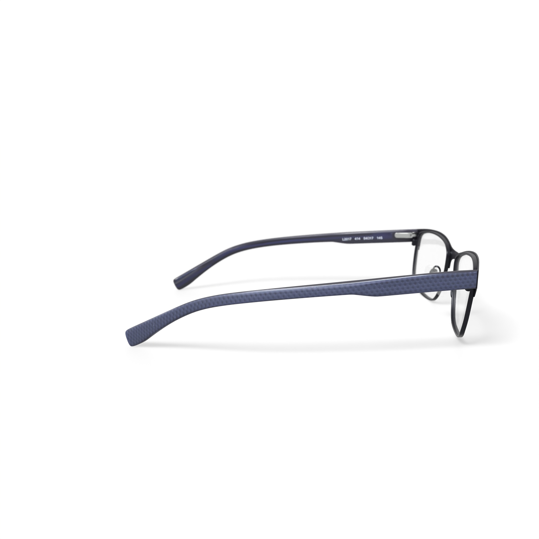 Lacoste Men's L2217G Prescription Eyeglasses with Case, Navy Blue