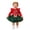 A05-Red, variant on Baby Girl Christmas Outfit Long Sleeve Ruffle Princess Tutu Dress Headband Christmas Tutu Dress Outfit Long Sleeve Ribbed Ruffle Glitter Tulle Princess Dress Christmas Outfits