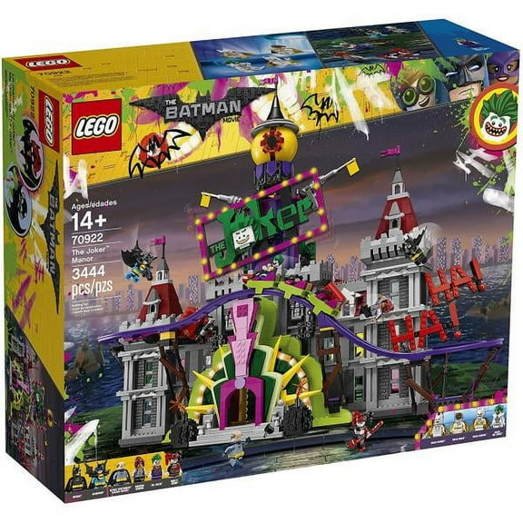 LEGO BATMAN MOVIE DC The Joker Manor 70922 Building Kit (3444 Piece)