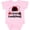 AD-Pink, variant on Little Ladybug with Flowers Boys or Girls Baby Bodysuit