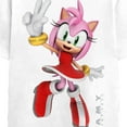 thumbnail image 2 of Sonic The Hedgehog Amy Peace Adult White Crew Neck Short Sleeve T-shirt-XL, 2 of 3