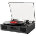 thumbnail image 1 of Tocadiscos de vinilo MANGOSTAN Belt-Drive, Bluetooth de 3 velocidades, 1 of 9