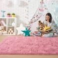 thumbnail image 3 of Noahas Soft Fluffy Area Rug for Living Room Bedroom Shaggy Accent Carpets for Kids Girls Rooms,8'x10',Blush, 3 of 7