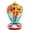 Holiday Balloon, variant on Gifts for Mom 34OZ Hand Blown Glass Hummingbird Feeders for Outdoors Hanging, with Ant Moat Humming Bird Feeders, Porch Backyard Decor Gifts for Women (Floral Balloon)