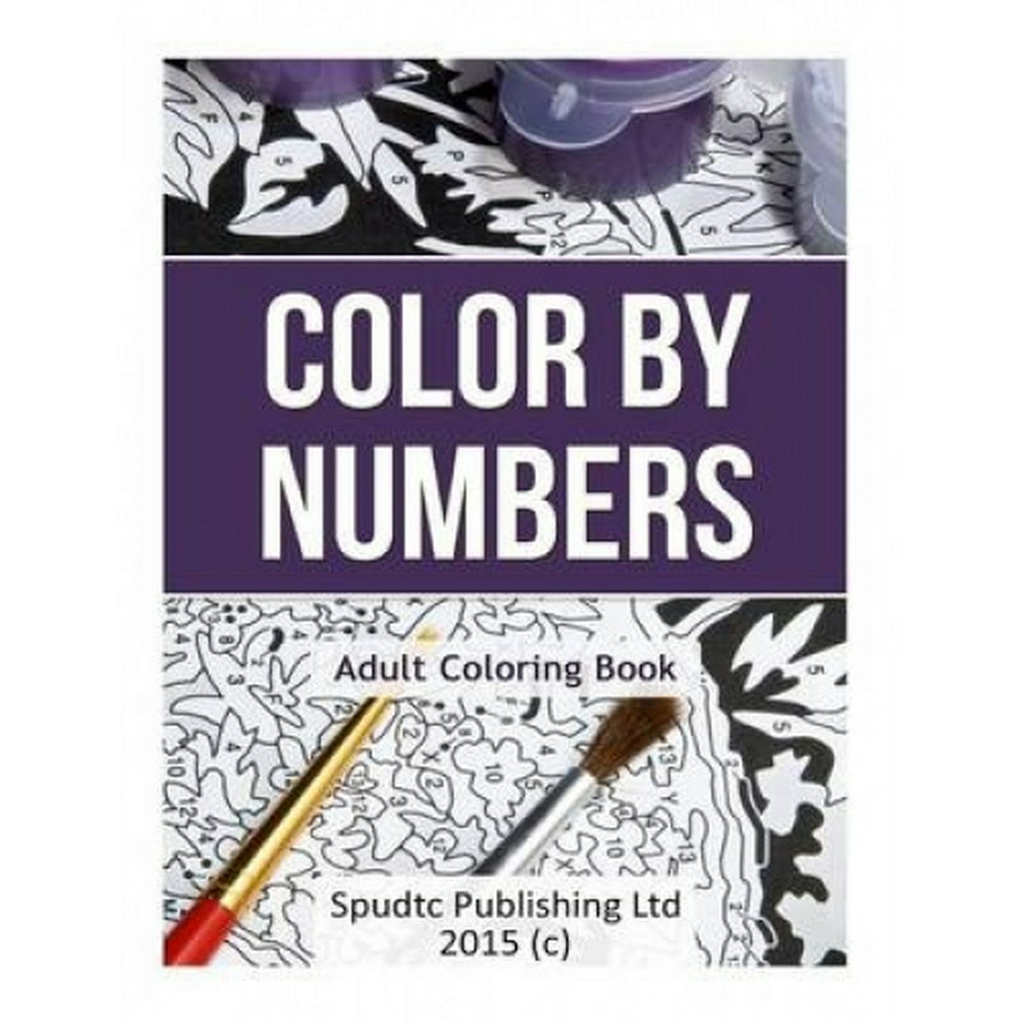 Color by Numbers Adult Coloring Book   Walmart Canada