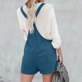 thumbnail image 5 of Pxiakgy jumpsuits for women Women's New Summer Casual Fashion Strap Shorts Jumpsuit Strap Pants womens jumpsuit one piece jumpsuit Blue + L, 5 of 6